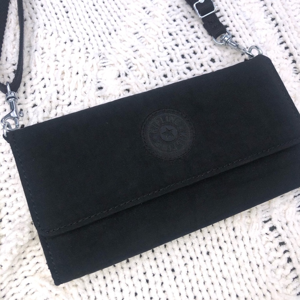 Black Kipling wallet / shoulder bag